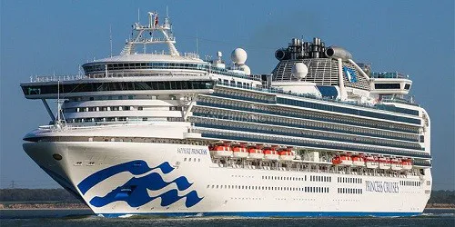 Live real-time ocean cruise ship tracking of Sapphire Princess from Princess Cruises