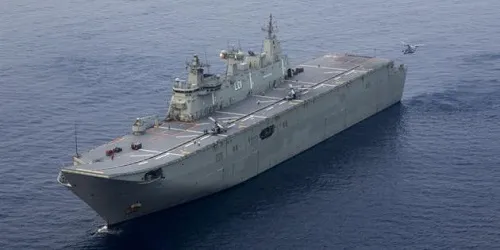Live real-time military ship tracking of HMAS Adelaide from Royal Australian Navy