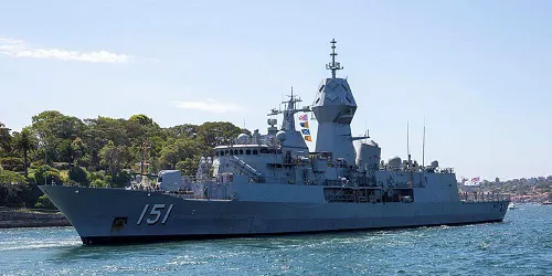 Live real-time military ship tracking of HMAS Arunta from Royal Australian Navy