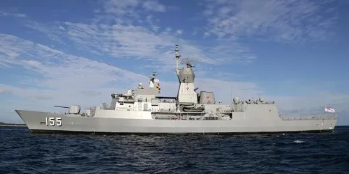 Live real-time military ship tracking of HMAS Ballarat from Royal Australian Navy