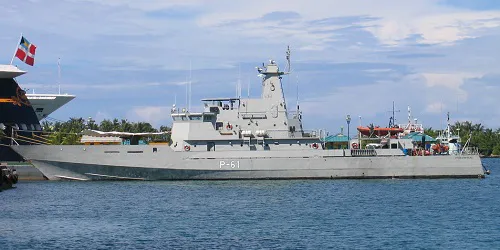 Live real-time military ship tracking of HMBS Nassau from Royal Bahamas Defence Force