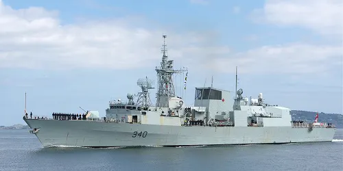 Live real-time military ship tracking of HMCS St. John's from Royal Canadian Navy