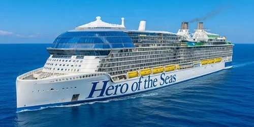 Live real-time ocean cruise ship tracking of Hero of the Seas from Royal Caribbean International