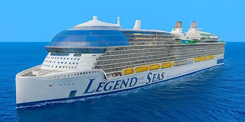 Live real-time ocean cruise ship tracking of Legend of the Seas from Royal Caribbean International