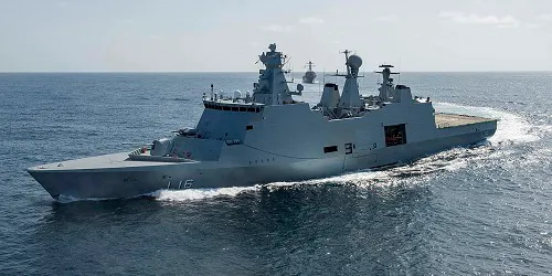 Live real-time tracking of military frigate Absalon from the Royal Danish Navy