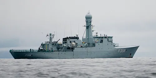 Live real-time military ship tracking of Triton from Royal Danish Navy