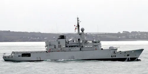 Live real-time military ship tracking of Mohammed V from Royal Moroccan Navy
