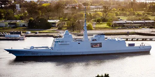 Live real-time tracking of military frigate Mohammed VI from the Royal Moroccan Navy