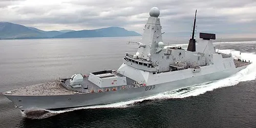 Live real-time military ship tracking of HMS Dauntless from Royal Navy
