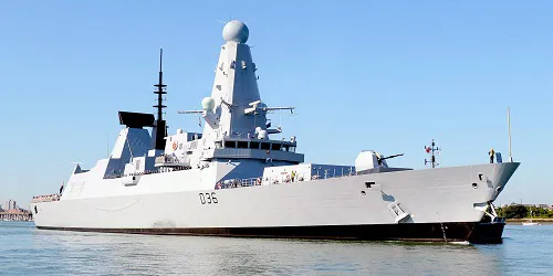 Live real-time military ship tracking of HMS Defender from Royal Navy