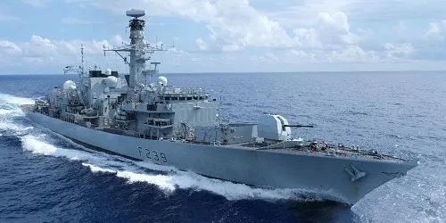 Live real-time military ship tracking of HMS Richmond from Royal Navy