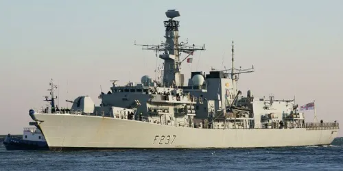 Live real-time military ship tracking of HMS Westminster from Royal Navy