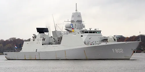 Live real-time military ship tracking of De Zeven Provinciën from Royal Netherlands Navy