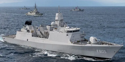 Live real-time tracking of military frigate Evertsen from the Royal Netherlands Navy