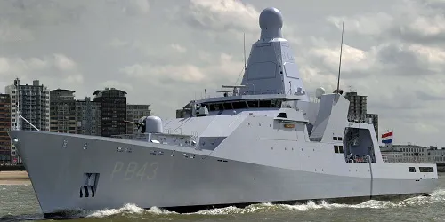 Live real-time military ship tracking of Groningen from Royal Netherlands Navy