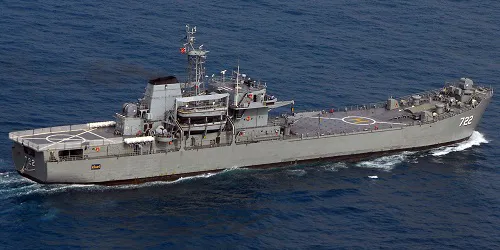 Live real-time military ship tracking of HTMS Surin from Royal Thai Navy