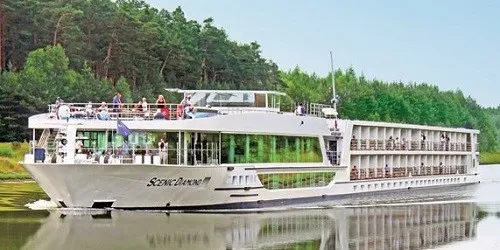 Live real-time river cruise ship tracking of Scenic Diamond from Scenic Cruises