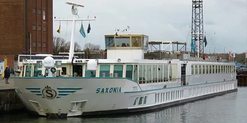 Live real-time river cruise ship tracking of Saxonia from Scylla