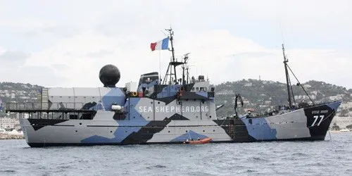 Live real-time iconic ship tracking of Steve Irwin from Sea Shepard