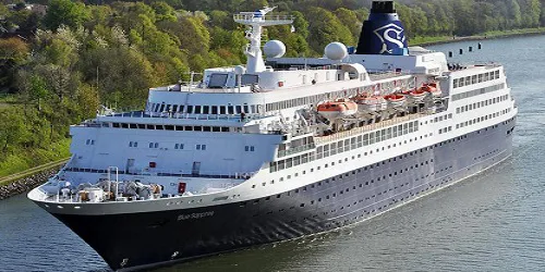 Live real-time ocean cruise ship tracking of Blue Sapphire from Selectum Blu Cruises