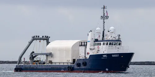 Live real-time iconic ship tracking of NRC Quest from SpaceX