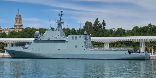 Live real-time tracking of military patrol ship Furor from the Spanish Navy