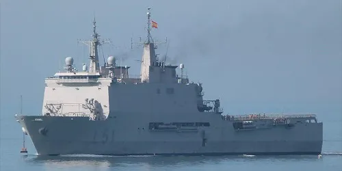Live real-time tracking of military amphibious transport dock Galicia from the Spanish Navy