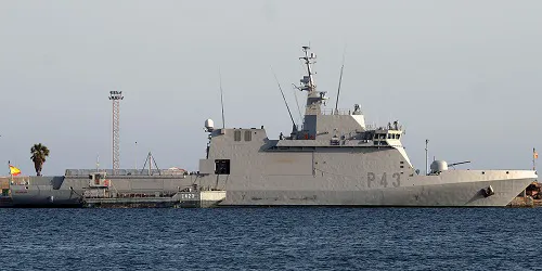 Live real-time military ship tracking of Relámpago from Spanish Navy