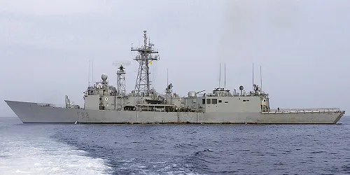 Live real-time tracking of military frigate Victoria from the Spanish Navy