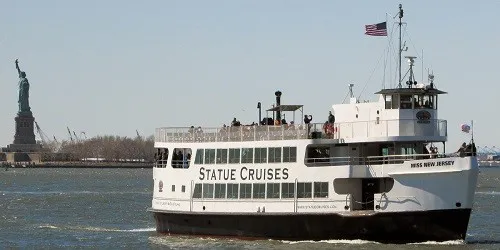 Live real-time cruise ferry tracking of Miss New Jersey from Statue Cruises
