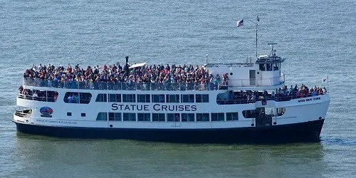 Live real-time cruise ferry tracking of Miss New York from Statue Cruises
