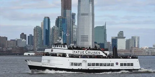 Live real-time cruise ferry tracking of Statue of Liberty V from Statue Cruises
