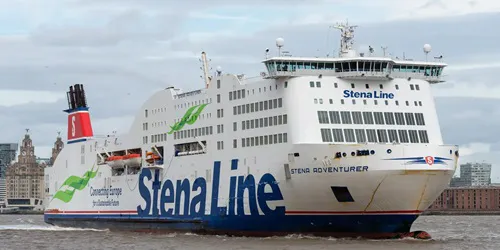 Live real-time cruise ferry tracking of Stena Adventurer from Stena Line