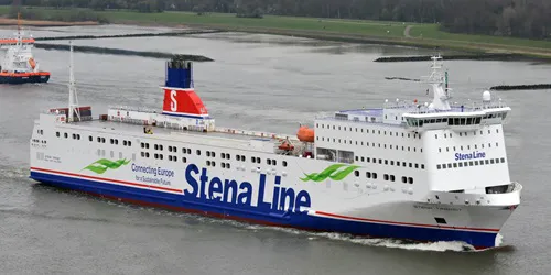 Live real-time cruise ferry tracking of Stena Transit from Stena Line