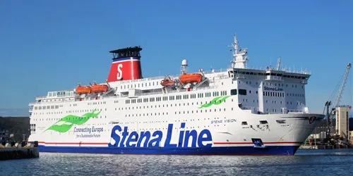 Live real-time cruise ferry tracking of Stena Vision from Stena Line