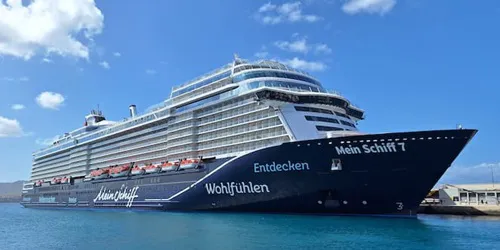 Live real-time ocean cruise ship tracking of Mein Schiff 7 from TUI Cruises