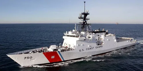 Live real-time tracking of military security cutter CGC Bertholf from the United States Coast Guard