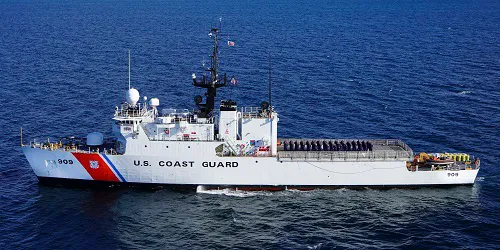 Live real-time tracking of military medium endurance cutter CGC Campbell from the United States Coast Guard