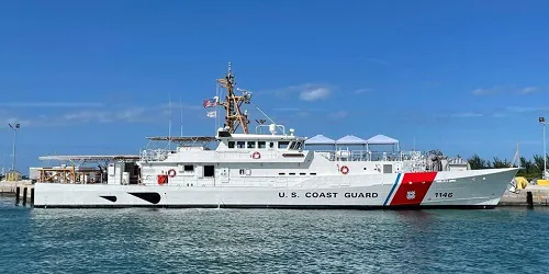 Live real-time tracking of military patrol ship CGC John Scheuerman from the United States Coast Guard