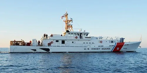 Live real-time tracking of military patrol ship CGC Richard Dixon from the United States Coast Guard