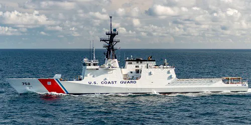Live real-time tracking of military security cutter CGC Stone from the United States Coast Guard