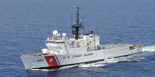 Live real-time military ship tracking of CGC Tampa from United States Coast Guard