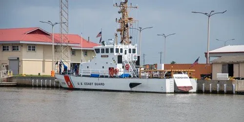 Live real-time tracking of military patrol ship CGC Tiger Shark from the United States Coast Guard