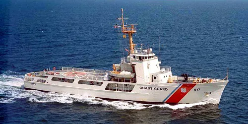 Live real-time tracking of military medium endurance cutter CGC Vigilant from the United States Coast Guard