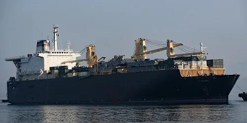 Live real-time tracking of military dry cargo / ammunition support ship USNS 1st Lt. Jack Lummus from the United States Navy Military Sealift Command