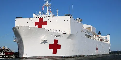 USNS Comfort Real-Time Military Ship Tracking