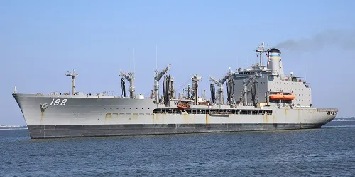 Live real-time tracking of military replenishment oiler USNS Joshua Humphreys from the United States Navy Military Sealift Command