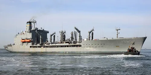Live real-time tracking of military replenishment oiler USNS Kanawha from the United States Navy Military Sealift Command