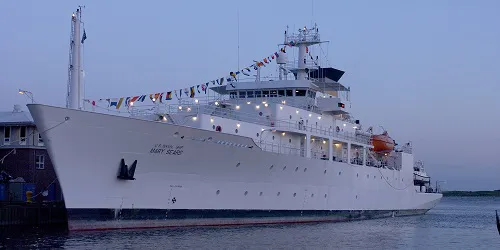 Live real-time tracking of military oceanographic survey USNS Mary Sears from the United States Navy Military Sealift Command