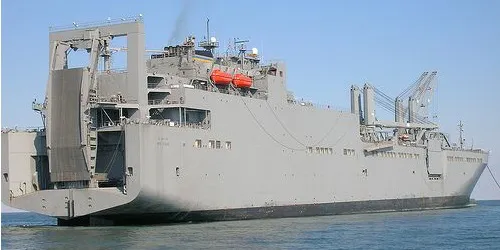 Live real-time tracking of military ro-ro cargo support ship USNS Red Cloud from the United States Navy Military Sealift Command